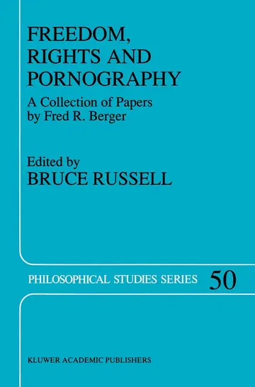 Cover of Freedom, Rights and Pornography
