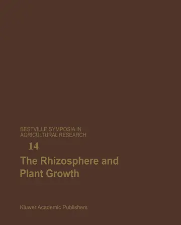 Cover of The Rhizosphere and Plant Growth