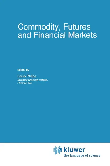 Cover of Commodity, Futures and Financial Markets