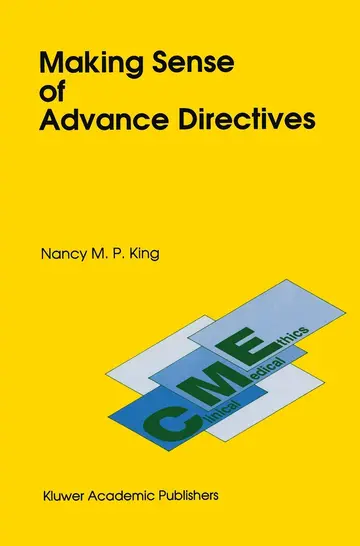 Cover of Making Sense of Advance Directives
