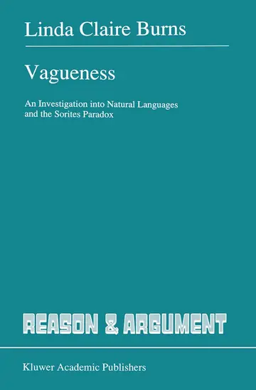 Cover of Vagueness