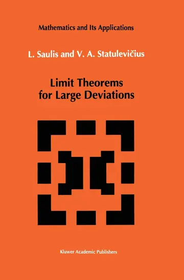 Cover of Limit Theorems for Large Deviations