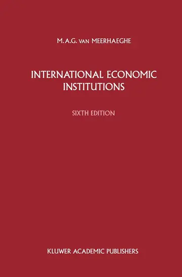 Cover of International Economic Institutions
