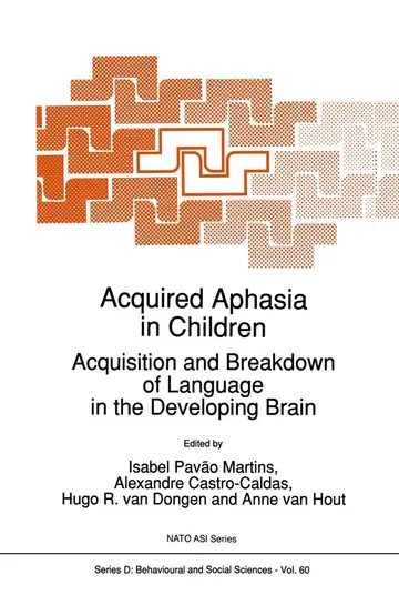 Cover of Acquired Aphasia in Children