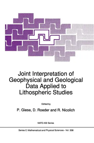 Cover of Joint Interpretation of Geophysical and Geological Data Applied to Lithospheric Studies