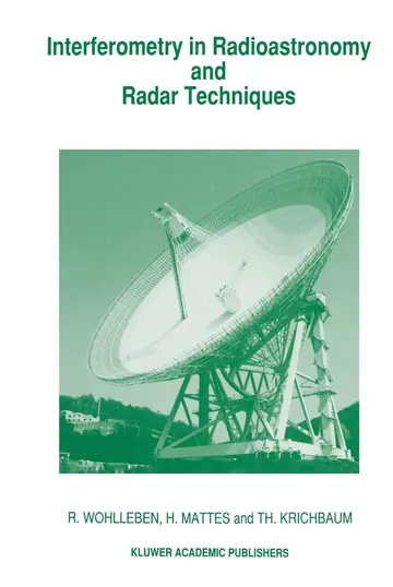 Cover of Interferometry in Radioastronomy and Radar Techniques