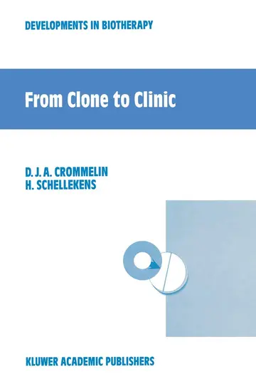 Cover of From Clone to Clinic