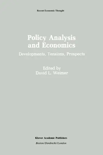 Cover of Policy Analysis and Economics