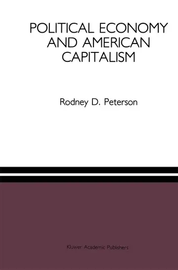Cover of Political Economy and American Capitalism