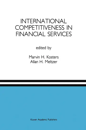 Cover of International Competitiveness in Financial Services