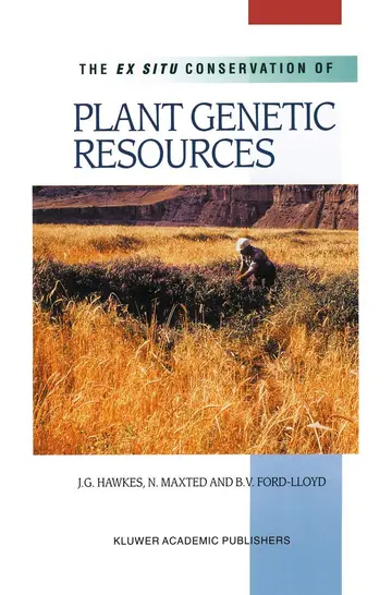 Cover of The Ex Situ Conservation of Plant Genetic Resources