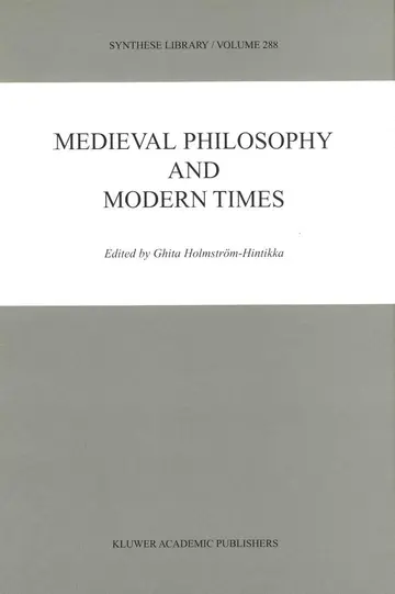 Cover of Medieval Philosophy and Modern Times