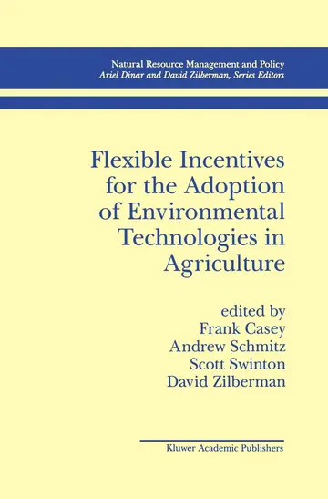 Cover of Flexible Incentives for the Adoption of Environmental Technologies in Agriculture