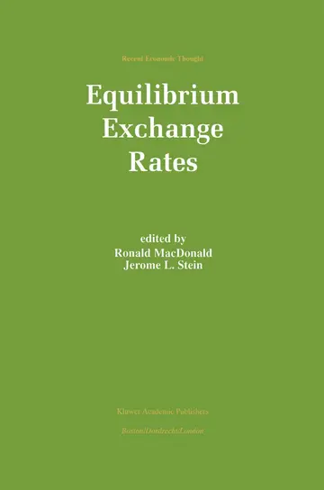 Cover of Equilibrium Exchange Rates