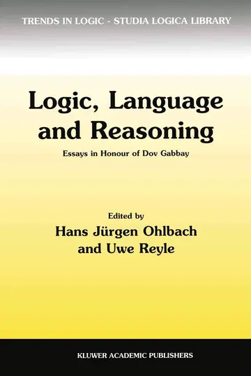 Cover of Logic, Language and Reasoning