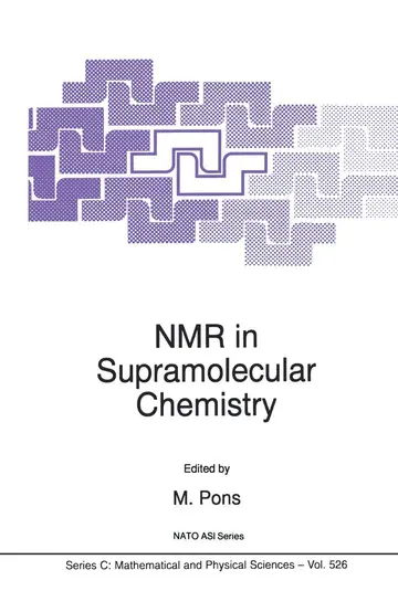 Cover of NMR in Supramolecular Chemistry