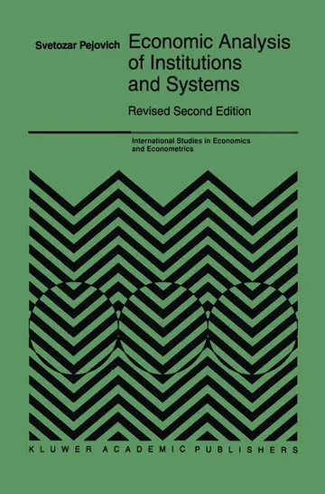 Cover of Economic Analysis of Institutions and Systems