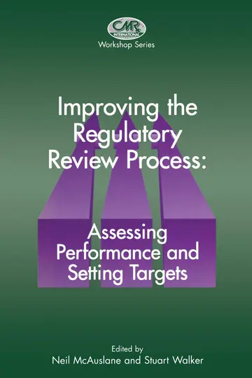 Cover of Improving the Regulatory Review Process