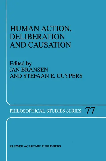 Cover of Human Action, Deliberation and Causation