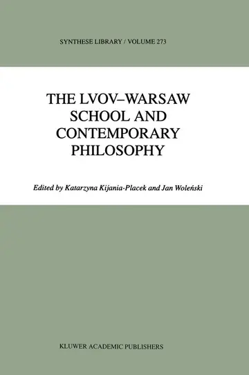 Cover of The Lvov-Warsaw School and Contemporary Philosophy