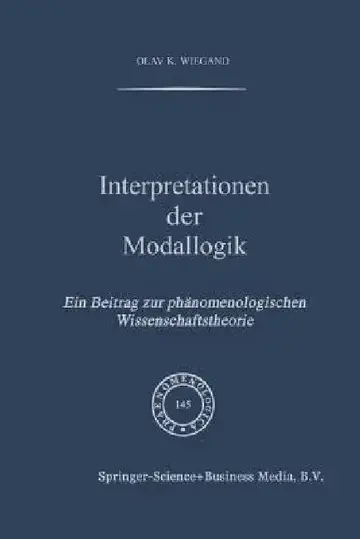 Cover of Interpretationen Der Modallogik