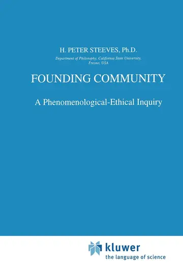 Cover of Founding Community