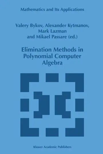 Cover of Elimination Methods in Polynomial Computer Algebra
