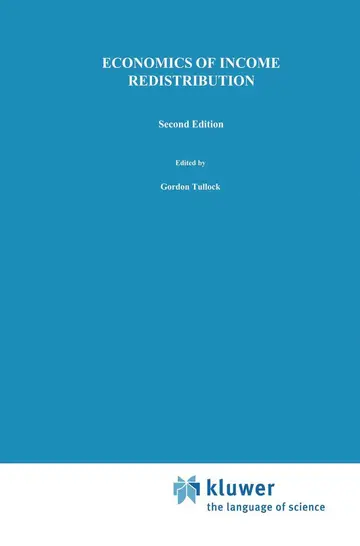 Cover of Economics of Income Redistribution