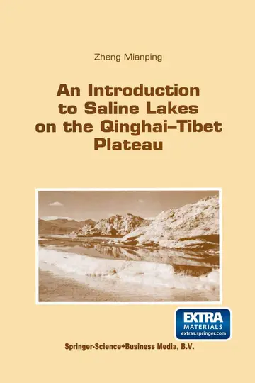 Cover of An Introduction to Saline Lakes on the Qinghai―Tibet Plateau