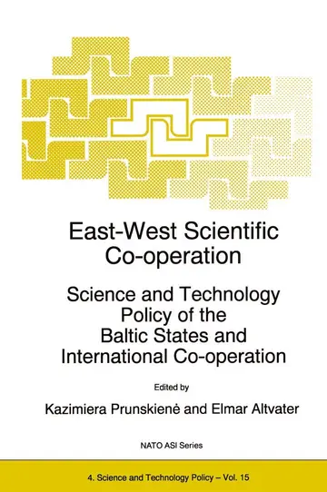 Cover of East-West Scientific Co-operation