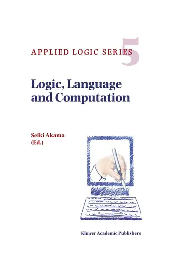 Cover of Logic, Language and Computation