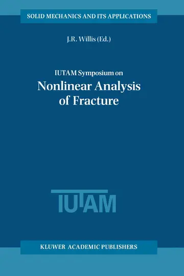 Cover of IUTAM Symposium on Nonlinear Analysis of Fracture