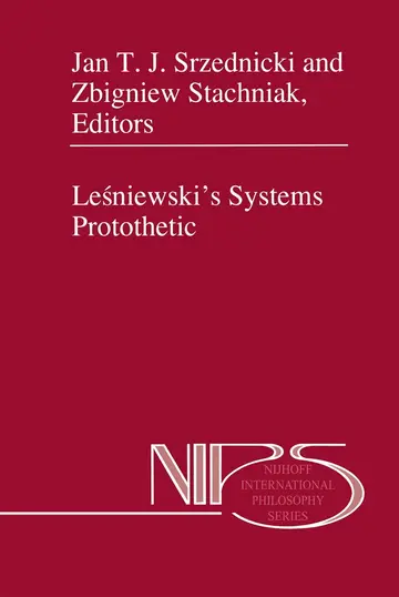 Cover of Leśniewski’s Systems Protothetic