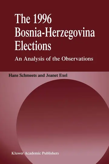 Cover of The 1996 Bosnia-Herzegovina Elections