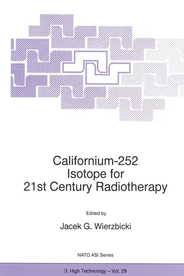 Cover of Californium-252 Isotope for 21st Century Radiotherapy