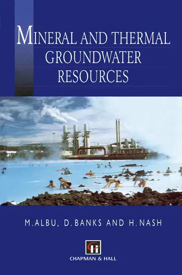 Cover of Mineral and Thermal Groundwater Resources