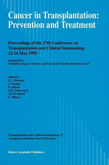 Cover of Cancer in Transplantation