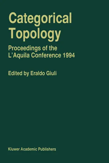 Cover of Categorical Topology