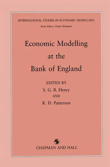 Cover of Economic Modelling at the Bank of England