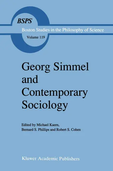 Cover of Georg Simmel and Contemporary Sociology