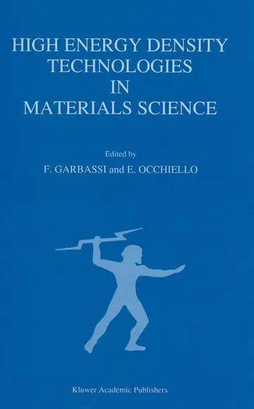 Cover of High Energy Density Technologies in Materials Science
