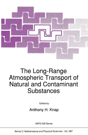 Cover of The Long-Range Atmospheric Transport of Natural and Contaminant Substances