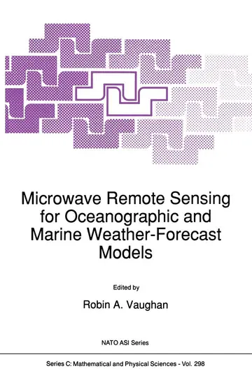 Cover of Microwave Remote Sensing for Oceanographic and Marine Weather-Forecast Models