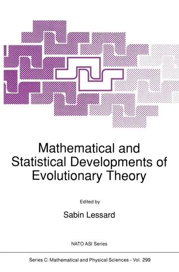 Cover of Mathematical and Statistical Developments of Evolutionary Theory