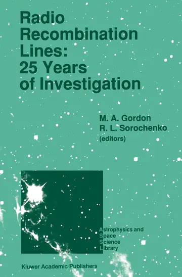 Cover of Radio Recombination Lines