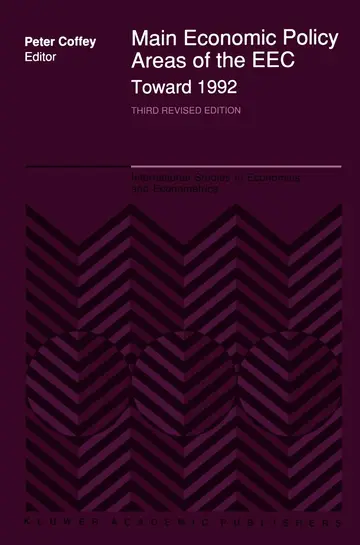 Cover of Main Economic Policy Areas of the EEC ― Toward 1992