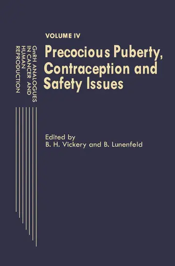 Cover of GnRH Analogues in Cancer and Human Reproduction
