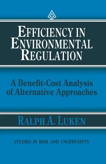 Cover of Efficiency in Environmental Regulation