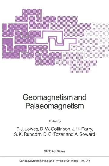 Cover of Geomagnetism and Palaeomagnetism