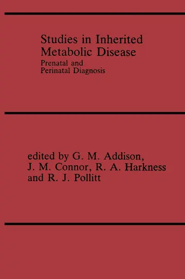 Cover of Studies in Inherited Metabolic Disease